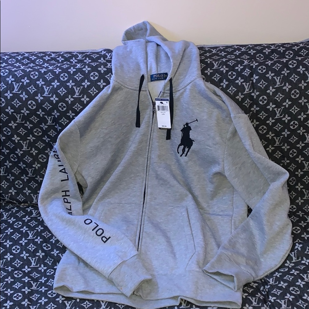 NWT Men’s Large Polo Ralph Lauren fleece jacket